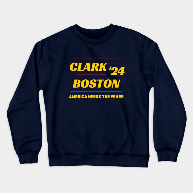 Caitlin Clark Aliyah Boston 2024 Indiana Fever Crewneck Sweatshirt by Shine Threads